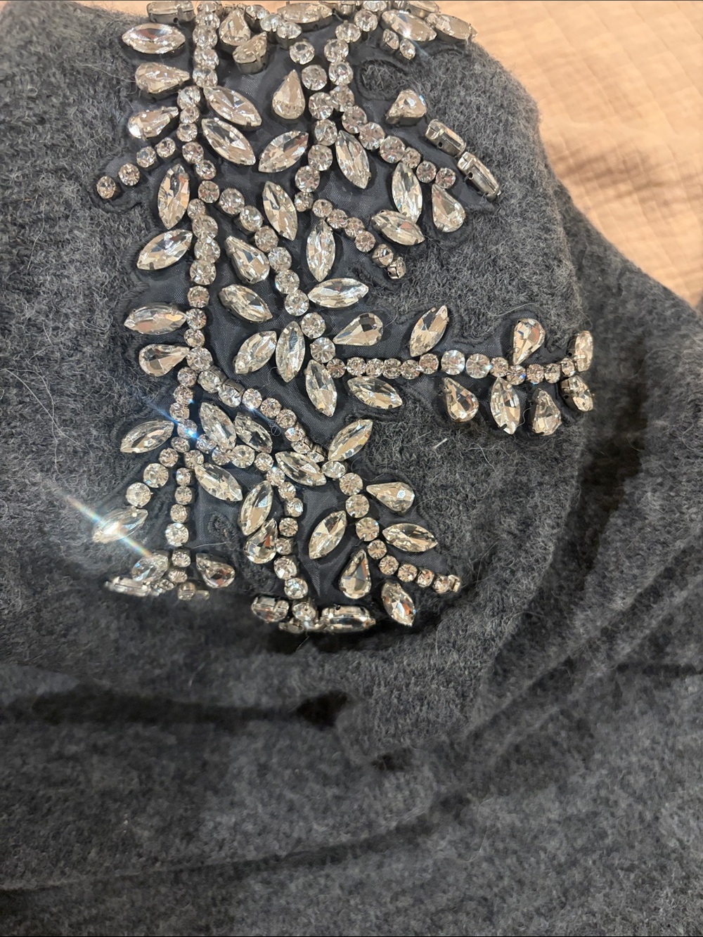 Veronica Beard Valerie Jeweled Sweater sz Small - Picture 7 of 8